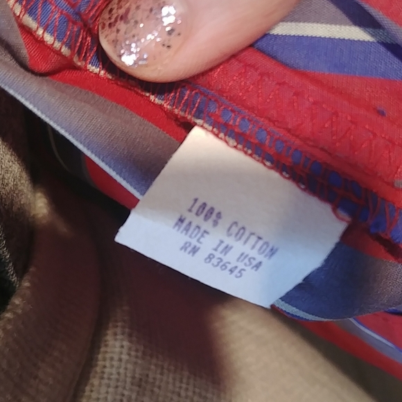 🤎 Vintage Stripe Wrap Top - Picture 5 of 8